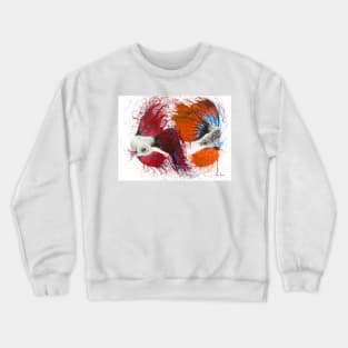 Chili Mandarine Gourami Crewneck Sweatshirt